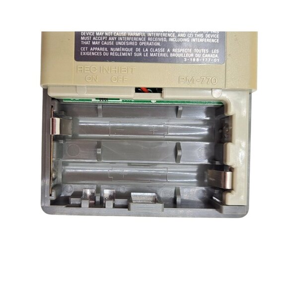 Sony Betamax Remote Control RM770 VCR Vintage OEM Genuine Tested Works 24789 - Picture 3 of 3